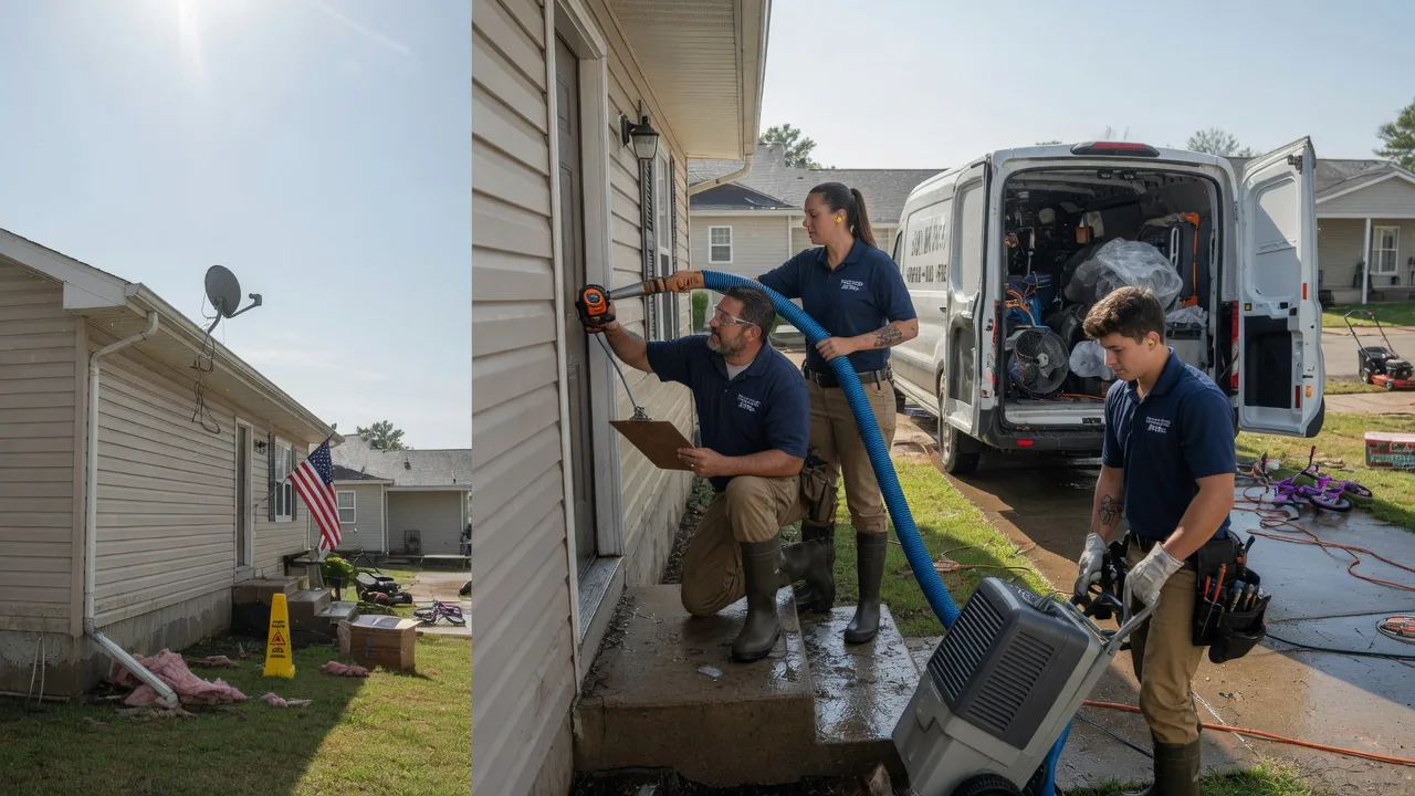 Ceiling Water Damage Restoration in Tobaccoville, NC near me